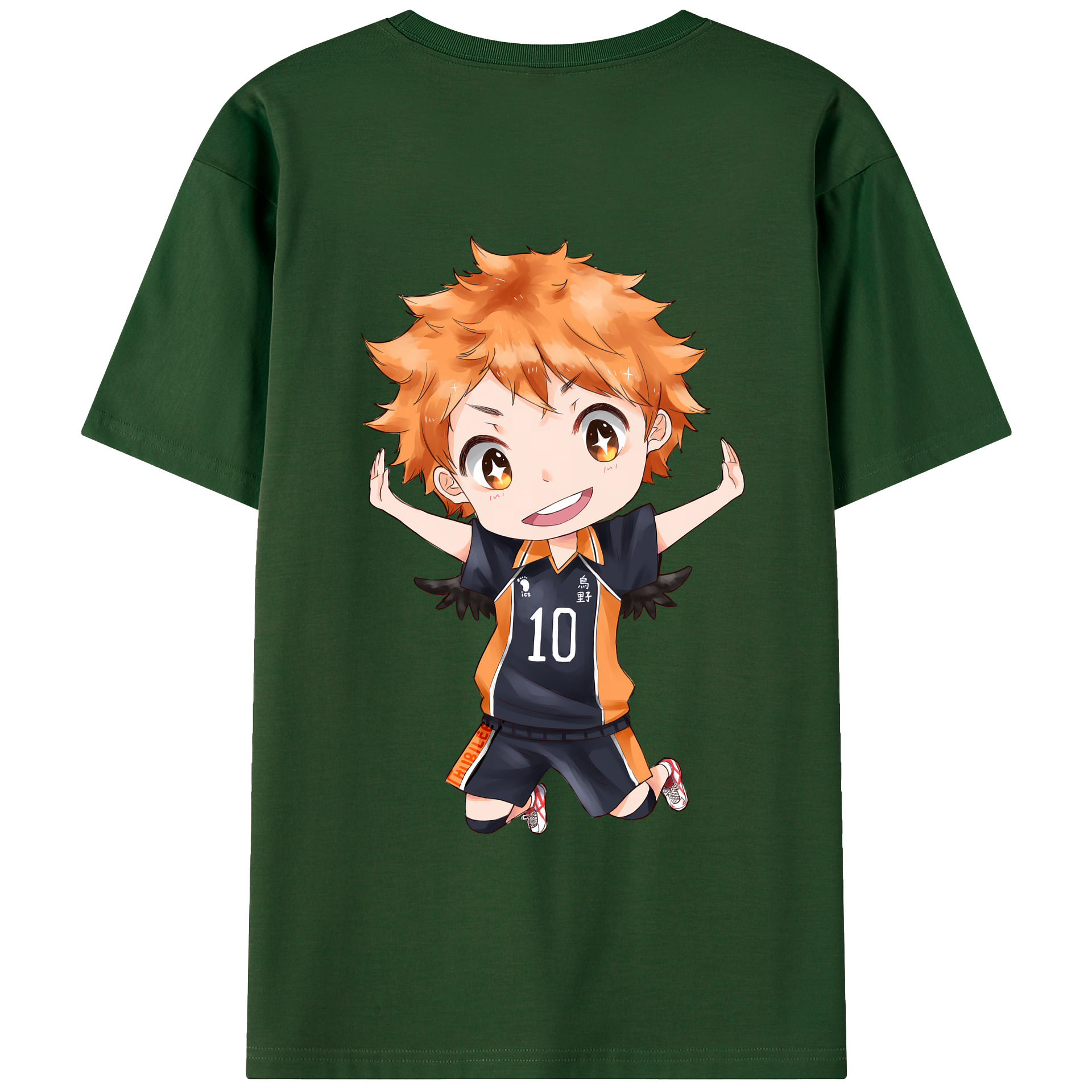 （画像用） ハイキュー!! Haikyu!! 綿100％半袖Tシャツ（背面プリント）